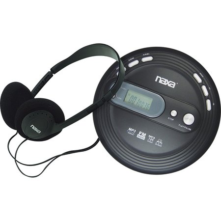 Naxa Slim Personal CD/MP3 Player with FM Radio NPC330